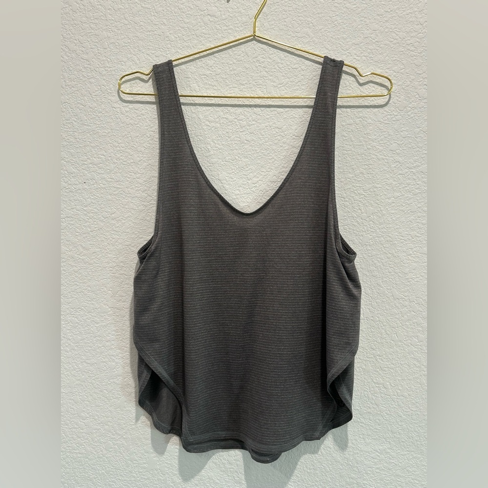 lululemon athletica Gray Tank Top